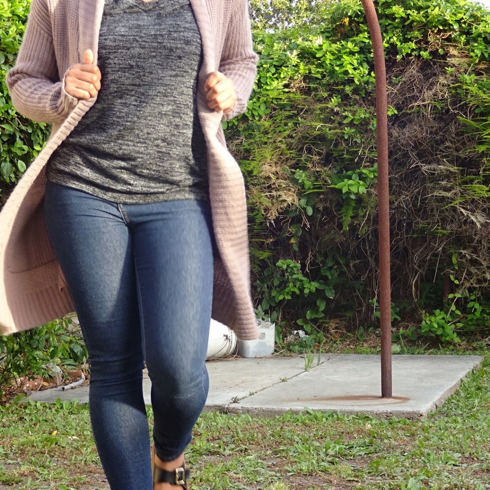 Lavender cardigan